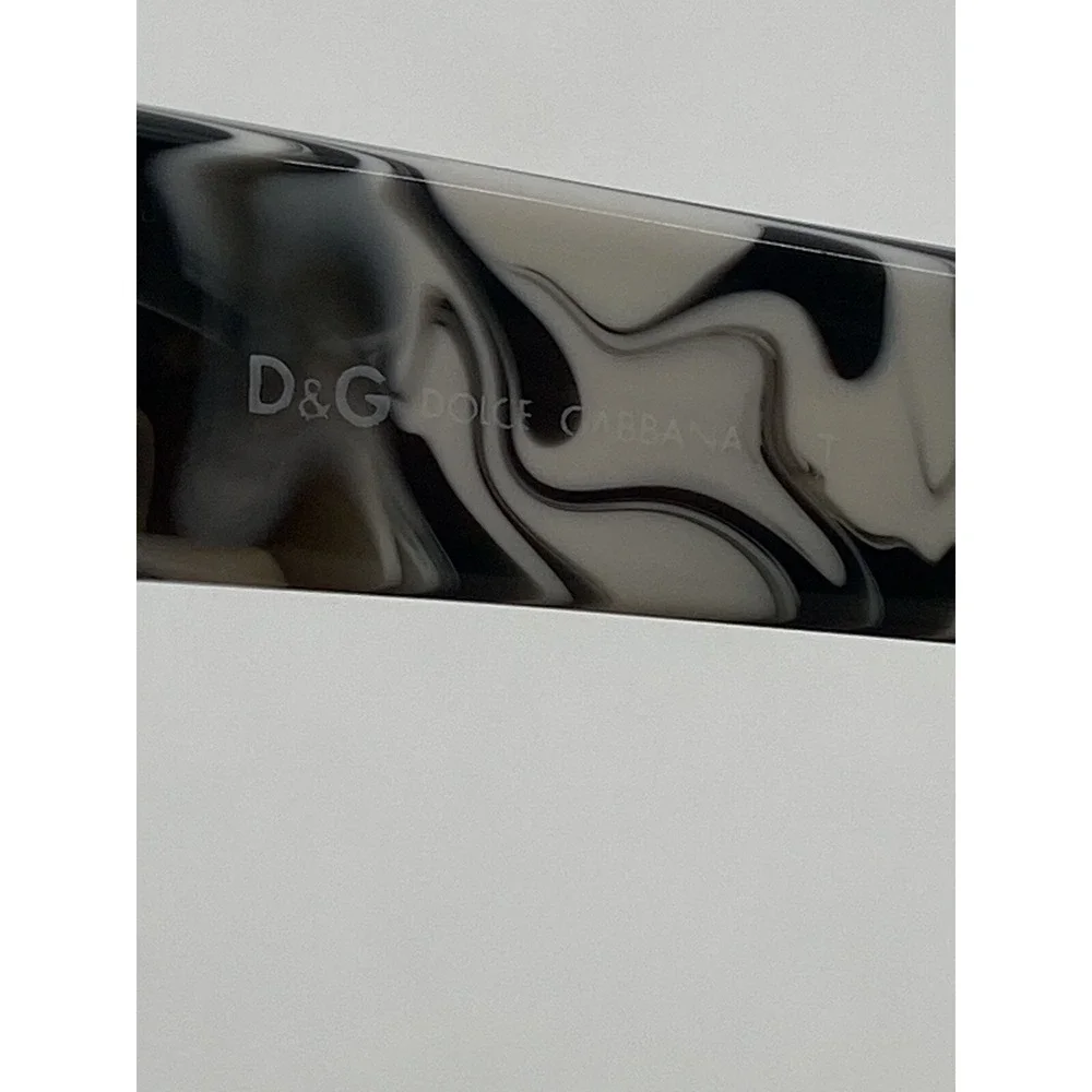 Dolce & Gabbana Eyeglasses DD 1150 765 Black on Marble Rectangular 51[]15 135‎